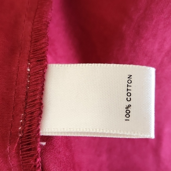 Moulinette Soeurs Anthropologie Women's Red Strapless A-Line Lace Trim Dress 4/6 - Picture 10 of 12